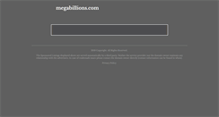 Desktop Screenshot of megabillions.com