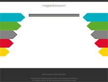 Tablet Screenshot of megabillions.com